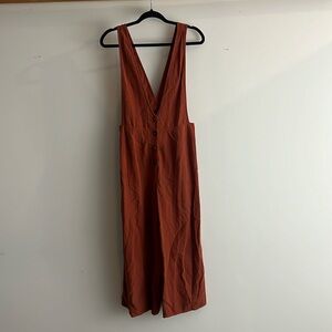 Women’s Rust Cropped Jumpsuit - Great Condition